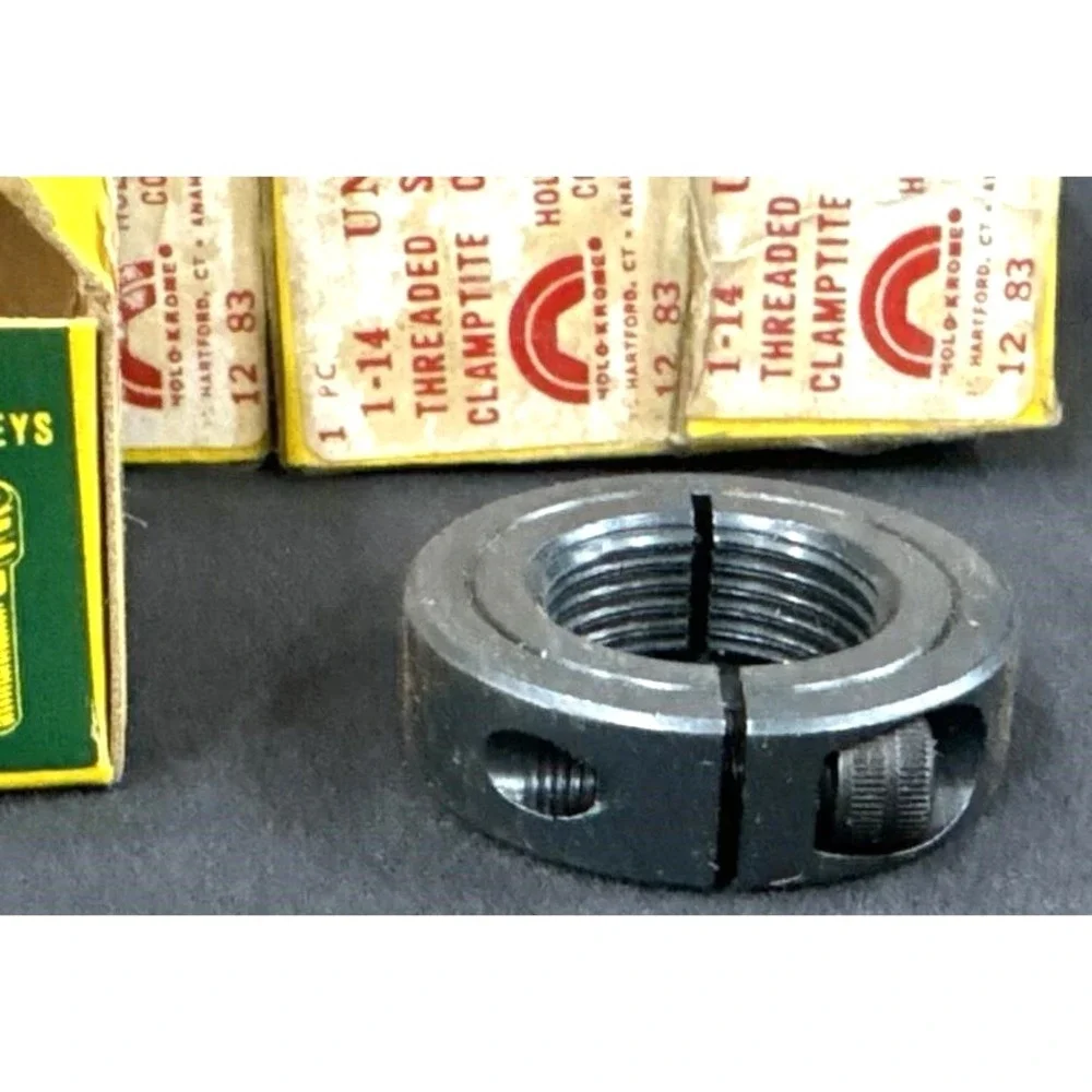 [4X] 1-14 UNF Threaded‎ Clamptite Steel Collars 15238 HOLO-KROME COMPANY 12 83